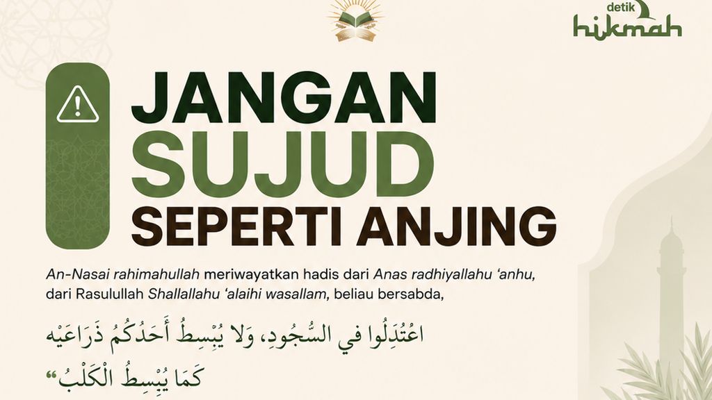Jangan Sujud Seperti Anjing